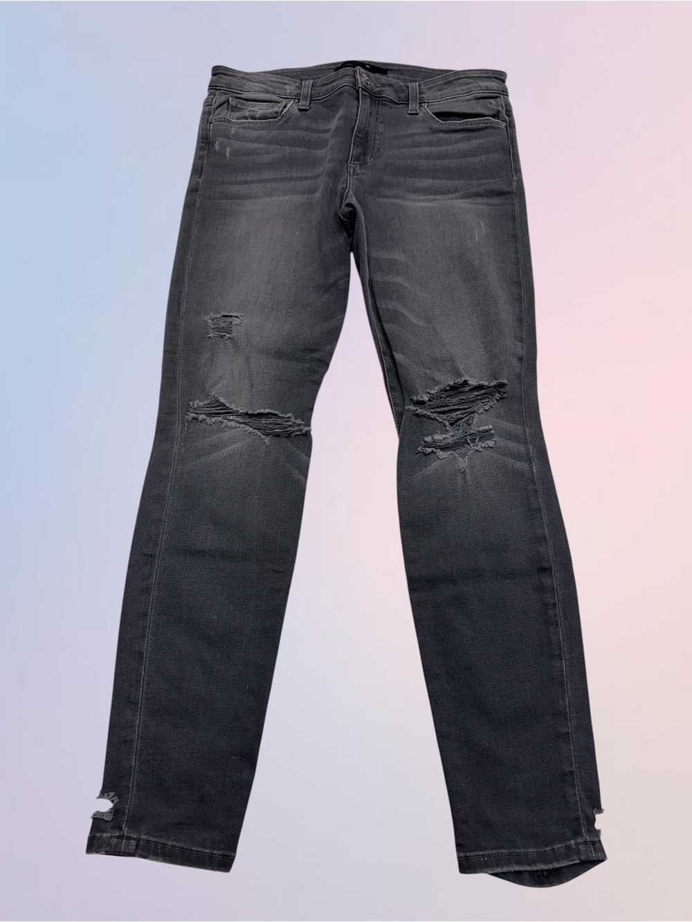 JOE’S JEANS Women’s 30 Gray Distressed Skinny Jeans